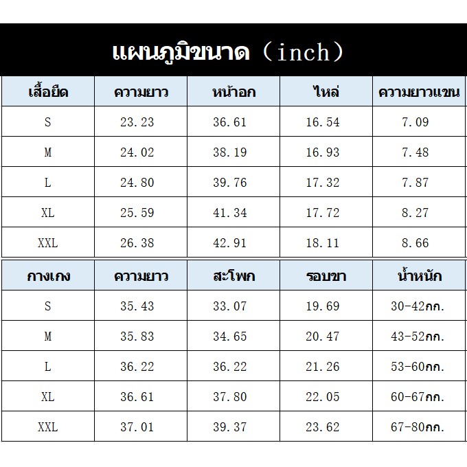 พร้อมส่งชุด 2 ชิ้น เสื้อยืดสีขาว + กางเกงขายาวสีน้ำเงิน แฟชั่นเกาหลี สูทน่ารัก(K156) #8