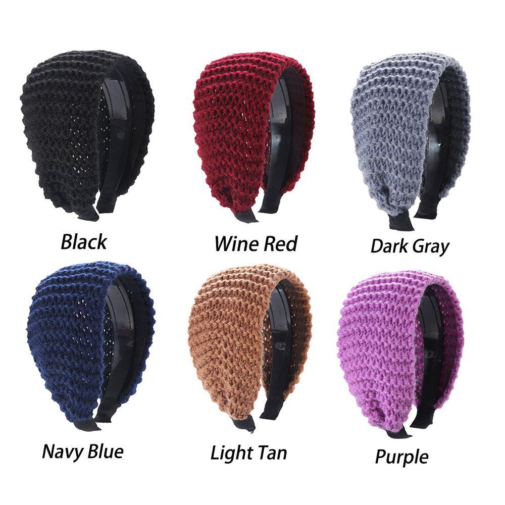 เข็มขัดผมจากขนสัตว์สำหรับผู้หญิง สไตล์คาดศีรษะ กันลมหนาว - รูปที่ 2