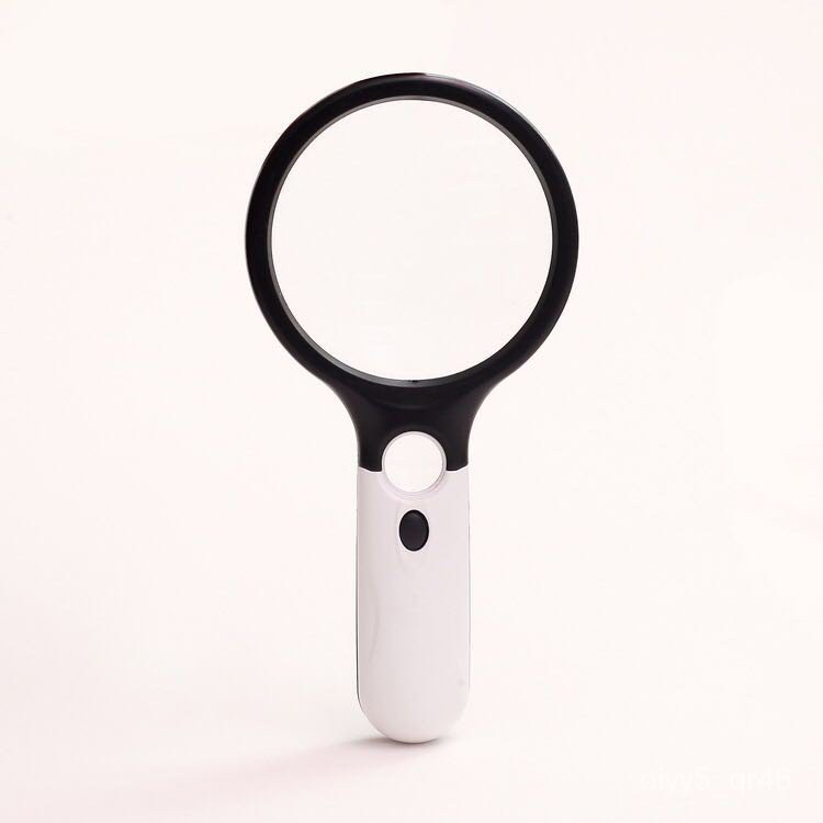 3 ไฟ 45X แว่นขยายที่ใช้มือถือแว่นขยายเลนส์ Loupe 6902AB CRX q8GL