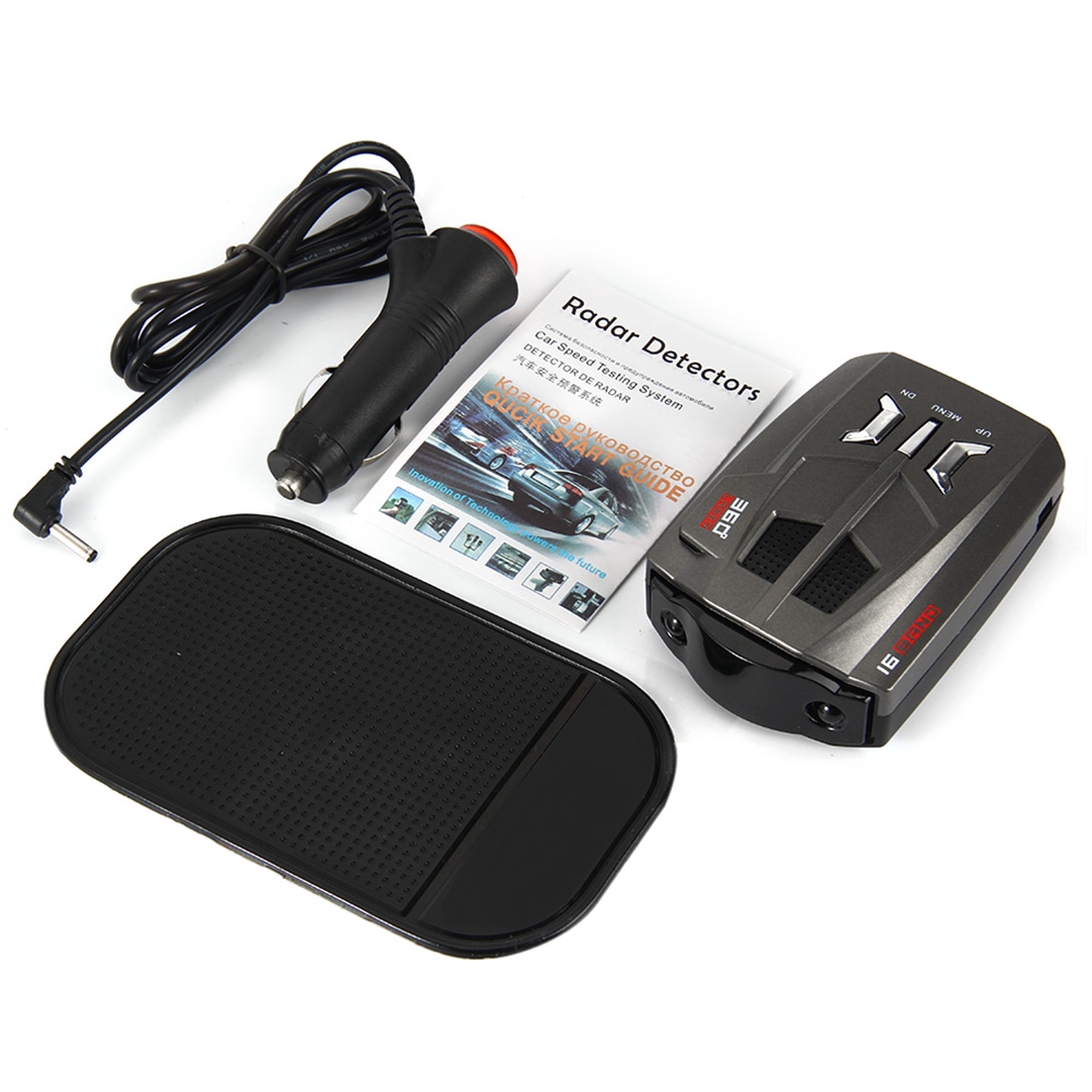 V7 360 Degree 16 Band Scanning Led Radar Detector Laser Car Speed Testing System Vehicle Electronics Gps Radar Laser Detectors