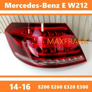 ไฟท้าย สําหรับ Mercedes Benz E W212 E200 E250 E260 E320 E300 2014-2015​ 4 doors ไฟท้ายรถกระบะ​ ไฟท้าย ไฟท้าย  เสื้อ​ไฟท้าย Tail light Tail lamp