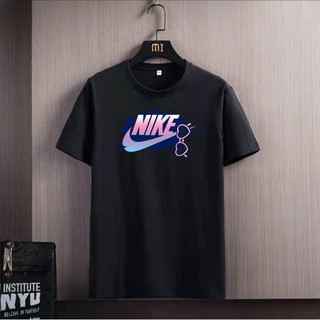 เสื้อวันพีช - เสื้อยืดแขนสั้นผู้ชาย Nike สําหรับสวมเสื้อเชิ้ตผ้าฝ้ายคอกลม