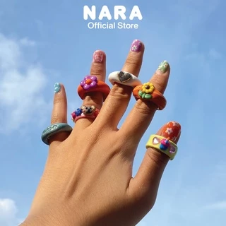 [ซื้อ1แถม1] NARA Polymer Clay ดินโพลีเมอร์ ชุดเซตกล่อง ขนาด 300 กรัม (12 สี) สีละ 25 กรัม