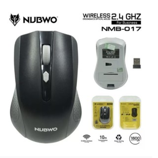 เมาส์ไร้สาย NUBWO NMB-017 Wireless Silent Mouse สีสันสดใส ราคาถูก พร้อมส่ง ✨