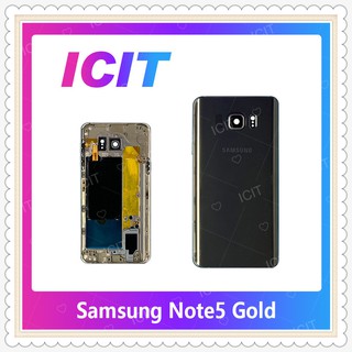 Body Samsung Note 4/N910 อะไหล่บอดี้ เคสกลางพร้อมฝาหลัง Body อะไหล่มือถือ คุณภาพดี ICIT-Display