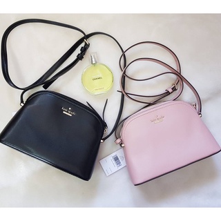 💚แท้💯 พร้อมส่ง💚กระเป๋าสะพายข้าง Kate Spade wkru5662 Patterson Drive Peggy Dome Crossbody Bag Rosycheeks