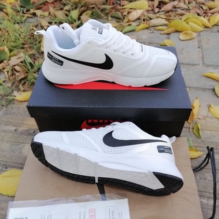 Nike Breathable Mesh Women s Shoes Men s Shoes, Lightweight Wear-Resistant Running Shoes (พร้อมกล่อง)