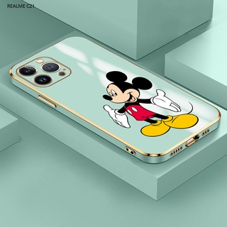 Realme C21 C21Y C25Y C25 25S C12 C35 C20 C20A C15 C11 C1 C3 2021 เคสเรียวมี สำหรับ Case Electroplated Mickey เคส เคสโทรศัพท์ เคสมือถือ