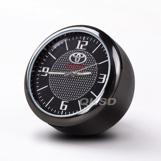 รถยนต์นาฬิกาควอตซ์นาฬิกาส่องสว่างนาฬิกาติดรถยนต์ Car Clock for TOYOTA Logo VIOS CAMRY AVANZA H-HR INNOVA COROLLA ALTIS Luminous Auto Car Quartz Clock Car decoration