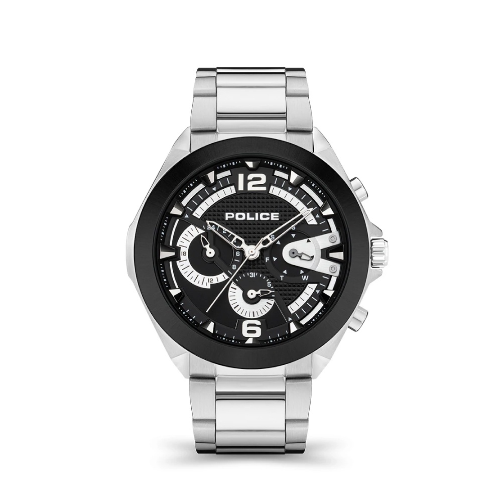 (ของแท้ประกันช้อป) POLICE นาฬิกาข้อมือผู้ชาย Multifunction ZENITH watch รุ่น PEWJK2108741 สีเงิน นาฬิกาข้อมือ