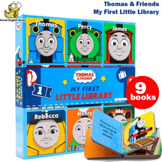 พร้อมส่ง *ลิขสิทธิ์แท้* บอร์ดบุ๊คเล่มเล็ก Thomas &amp; Friends My First Little Library 9books box