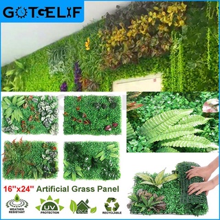 40*60 ซม. ประดิษฐ์ Topiary Hedges แผง, พลาสติก Faux Shrubs รั้ว Mat, Greenery Wall ฉากหลังตกแต่ง, สวนความเป็นส่วนตัวหน้าจอรั้ว