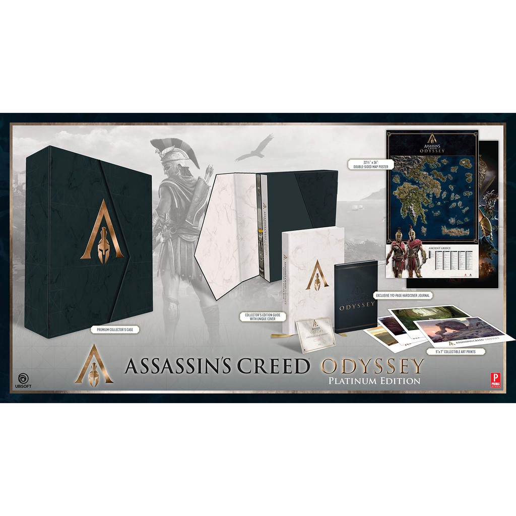 หนังสือบทสรุป ASSASSIN'S CREED ODYSSEY OFFICIAL PREMIUM GUIDE
