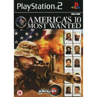 Americas 10 Most Wanted PS2 แผ่นเกมส์ps2 เกมเพล2 แนวสงคราม