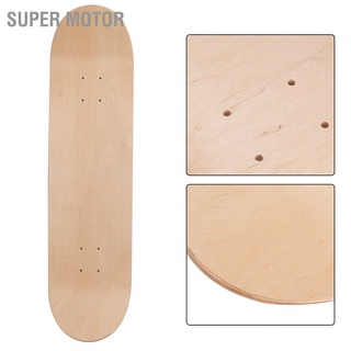 Maple Wood Blank Double-Warped Skateboard Deck Concave Board Accessory for Skate Scooter