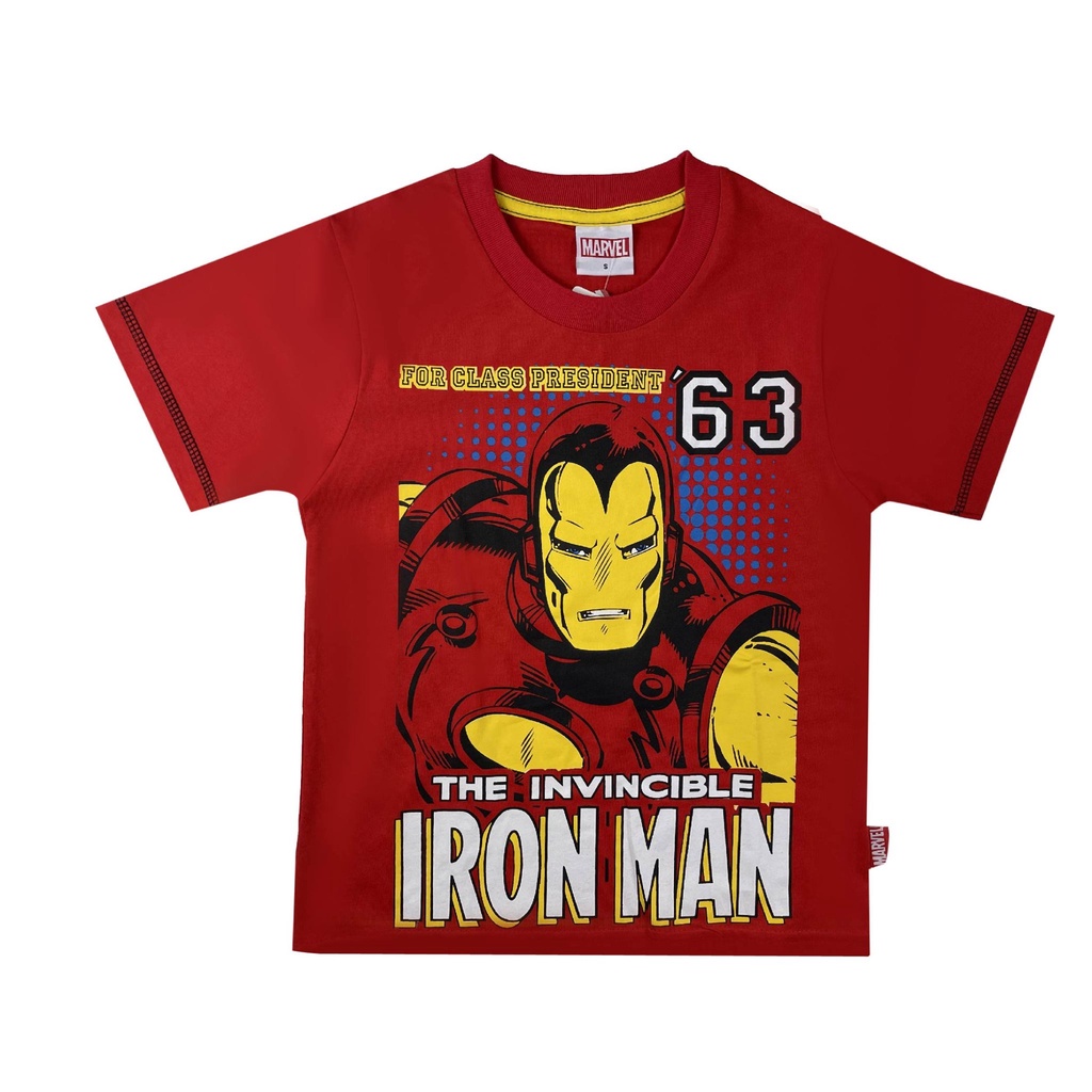 MARVEL AVENGER :  011027  เสื้อยืดเด็กผู้ชาย ลิขสิทธิ์แท้