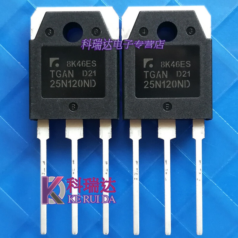 2 ชิ้น TGAN25N120ND 25N120ND 25N120N IGBT 1200V 25A TO3P ใหม่ขายjiashop