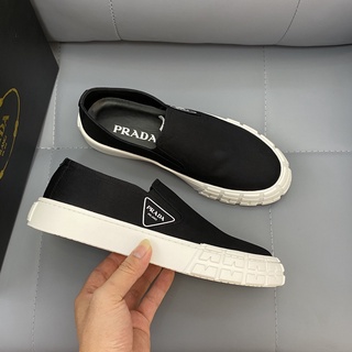 รองเท้าผ้าใบ รองเท้ากีฬา ลําลอง นําเข้า ใหม่ โปรโมชั่น Prada