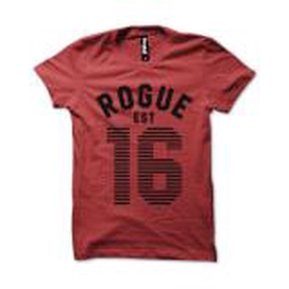 ROGUE เสื้อยืดแขนสั้นผู้ชายสีแดง MST-13