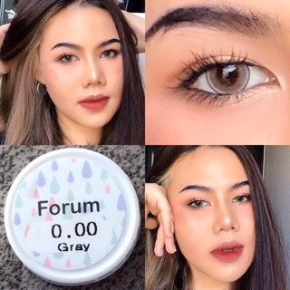 ‼️พร้อมส่ง ‼️คอนแทคเลนส์ บิ๊กอาย แฟชั่น รุ่น Forum สีเทา น้ำตาล