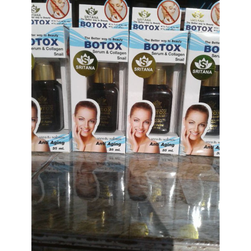 Natural S P Beauty & makeup Botox Sreum & Collagen Snail 35 ml. เนเธอรัล เอส พี แอนด์ เมคอัพ เซรั่ม&