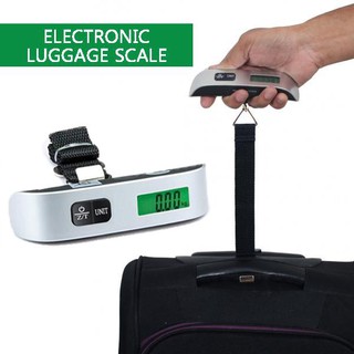 เครื่องชั่งกระเป๋าเดินทางแบบพกพากระทัดรัด Luggage เครื่องชั่งกระเป๋าดิจิตอล เครื่องชั่งน้ำหนัก