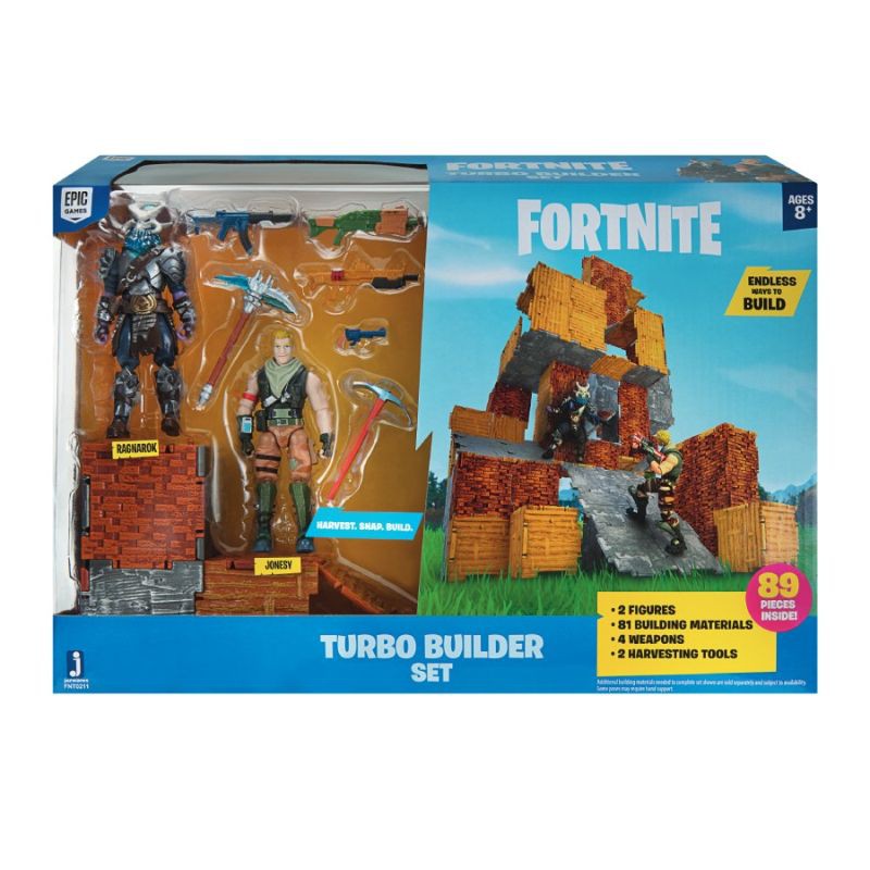 Toys R Us Fortnite Figure Pack Turbo Builder Set Jonesy and Ragnarok (919605)