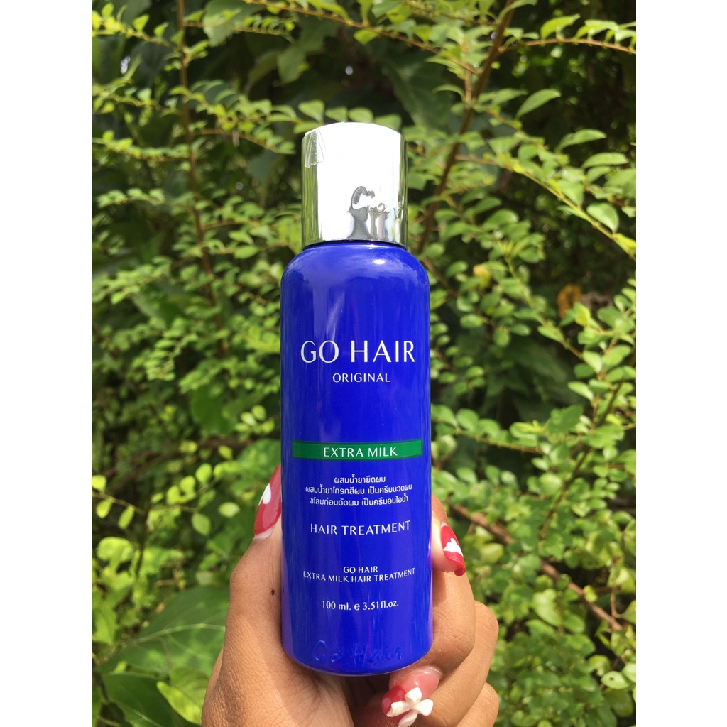 Go Hair โกแฮร์ ผลิตภัณฑ์ บำรุงผม  สำหรับผมแห้งเสีย ป้องกันความร้อน ผมสวย มีน้ำหนัก