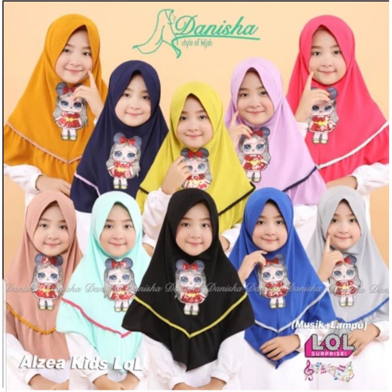 Lol Hijab Nyala Age 4 5 6 7 8 9 ปี sherin Hijab