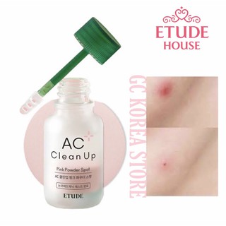 แท้100% Etude House AC Clean Up Pink Powder Spot 15ml แป้งน้ำแต้มสิว