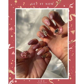 PopSugarNail เล็บปลอมเล็บปลอมสำเร็จรูป งานเจล 100% งานดีไซน์