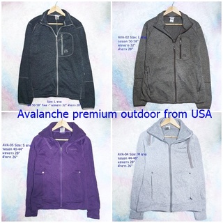 Avalanche Outdoord Track Jacket เสื้อกันหนาว เสื้อแขนยาว เสื้อมือสอง (AVA) แบรนด์คุณภาพจากอเมริกา