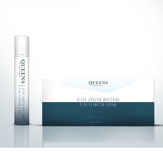 Climax เซรั่มบำรุงผิวให้ขาวใส ลดฝ้า กระ จุดด่างดำ Queens Alpha Arbutin Whitening Plus Plankton Serum 15ml