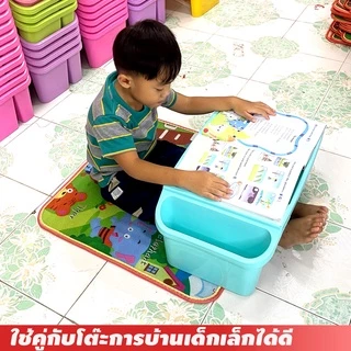 แผ่นรองนั่ง เสื่อรองนั่ง แผ่นโฟมรองนั่ง ขนาด 60x60 ซม. มีลายทั้ง 2 ด้าน ใช้งานได้อเนกประสงค์