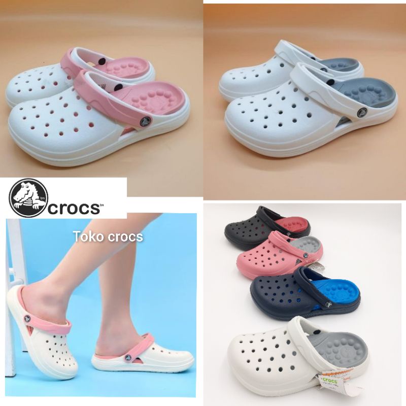 รองเท้าแตะ Crocs สําหรับผู้ชายและผู้หญิง / ผู้หญิง& 39;s รองเท้าแตะ / ผู้ชาย& 39;s / Crocs Reviva Cl