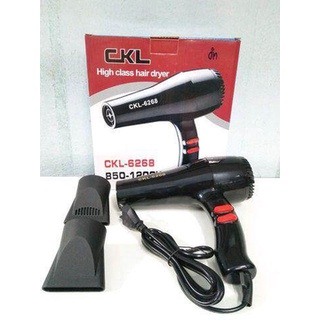 CKL ไดร์จัดแต่งทรงผม รุ่น CKL- 6268  black