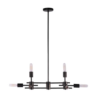 โคมไฟช่อ ไฟช่อ CARINI MODERN BR16101-D8 8 หัว โคมไฟภายใน โคมไฟและหลอดไฟ CHANDELIER CARINI BR16101-D8 METAL MODERN BLACK