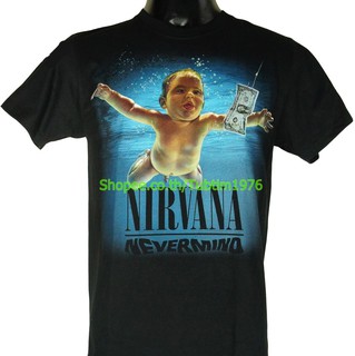 เสื้อวง Nirvana เสื้อวงดนตรีร็อค เดธเมทัล เสื้อวินเทจ เนอร์วานา NIR1415สามารถปรับแต่งได้