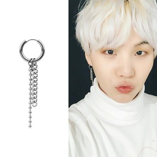 KPOP BTS SUGA โซ่ต่างหู 1 ชิ้น