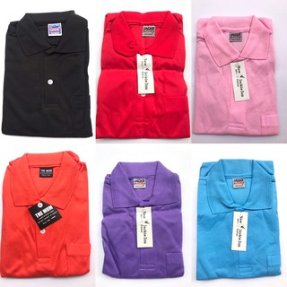 เสื้อคนงานคอปก jackie jim เสื้อคนงานแขนสั้น เสื้อโปโลผู้ชาย เสื้อโปโลดำ เสื้อยืดแขนสั้น เสื้อโปโลชาย เสื้อยืดคอปก