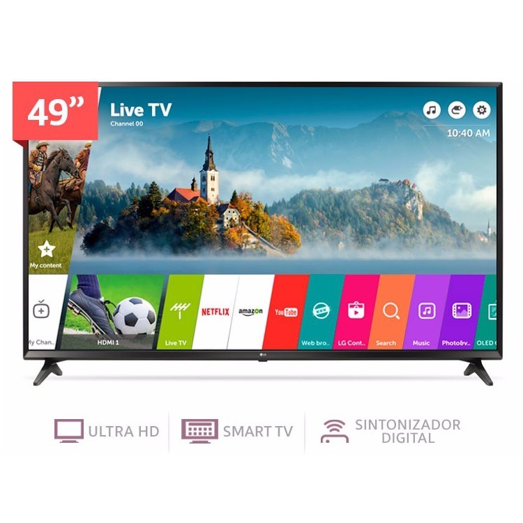 LG 49 นิ้ว 49UJ630T UHD 4K Smart TV WEBOS 3.5 สินค้าใหม่ Clearance