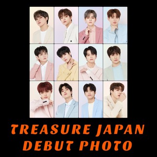 TREASURE JAPAN DEBUT PHOTO เทรชเชอร์ รูป ญี่ปุ่น เดบิวซ์ 5.5x8.5 cm.