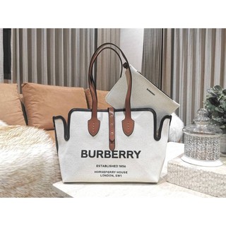 แท้💯% outlet NEW ARRIVAL! BURBERRY FRAGRANCES TOTE BAG WITH CLUTCH VIP GIFT WITH PURCHASE (GWP)