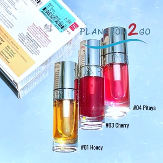 รุ่นใหม่ ลิป CLARINS Lip Comfort Oil Glossy Shine &amp; Nutrition 7ml ผลิต 12/21 ป้ายคิง