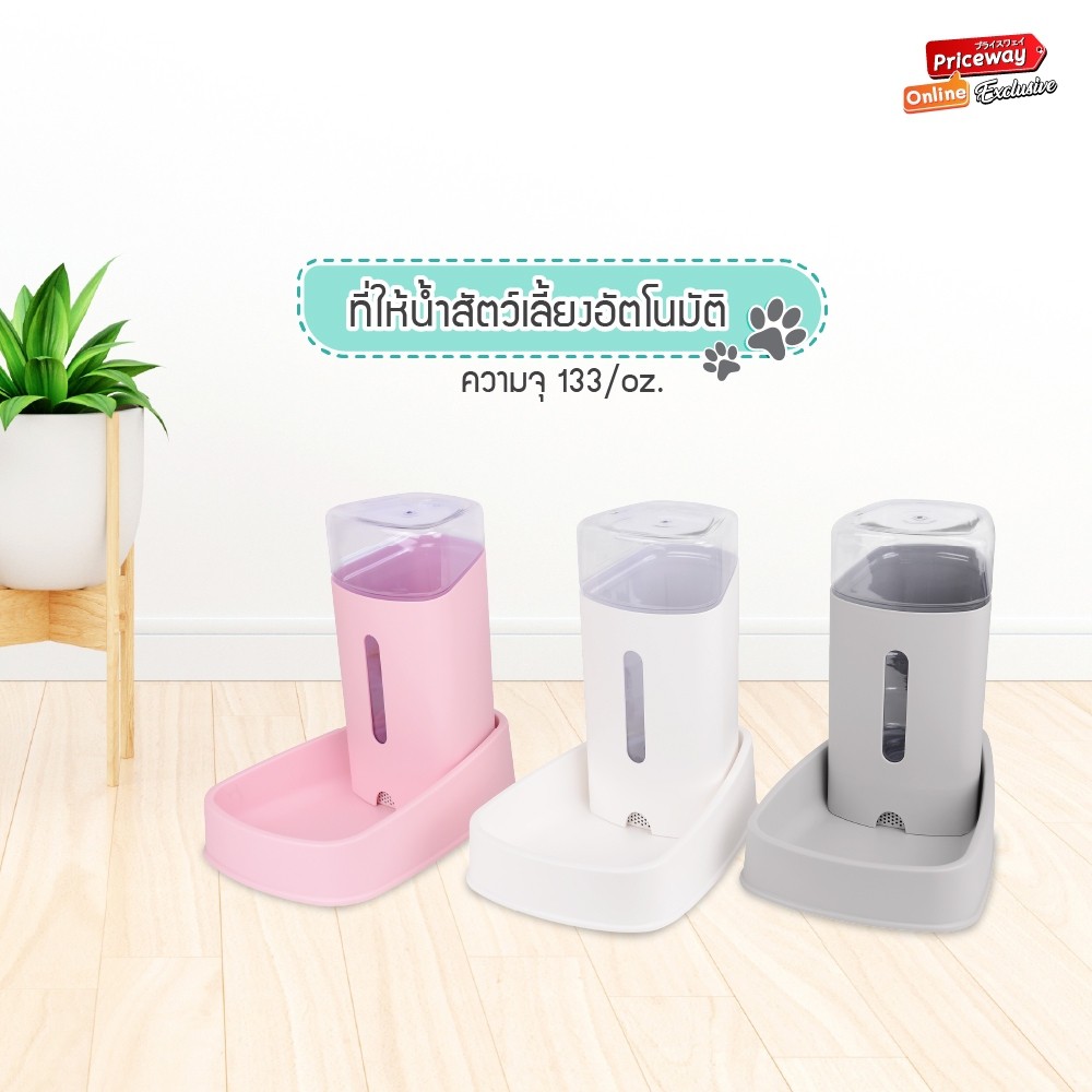 พร้อมส่ง ที่ให้น้ำ ที่ให้อาหารแมวขนาดใหญ่ ที่ให้น้ำสัตว์เลี้ยง อัตโนมัติ Pet Auto Food/Water Tank