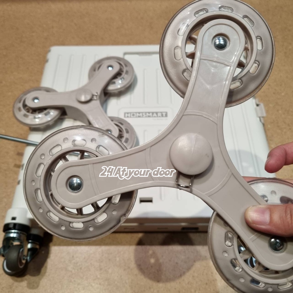 อะไหล่ล้อรถเข็น ล้อลากขึ้นบันได ล้อไต่บันได🎯ใส่ได้เฉพาะรุ่น O14 , S15 เท่านั้น🎯เสริมรถเข็นพับได้ Homsmart ของแท้ 100%