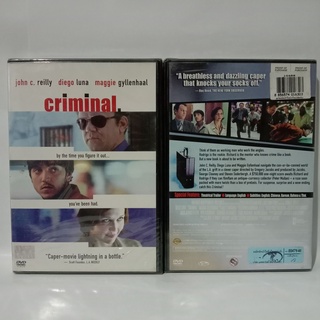 Media Play Criminal / พยัคฆ์หน้าใส มือใหม่หัดขับ (DVD) / S10458DA