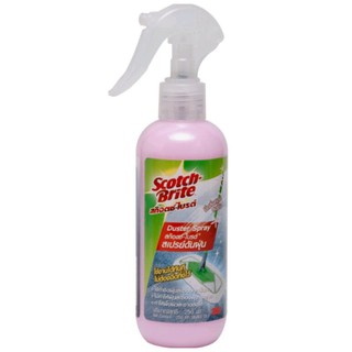 3m Scotch-Brite Duster Spray สก๊อต-ไบร์ท น้ำยาดันฝุ่น สเปรย์ดันฝุ่น น้ำยาทำความสะอาด น้ำยาเช็ดฝุ่น 250 มล. 1 ขวด