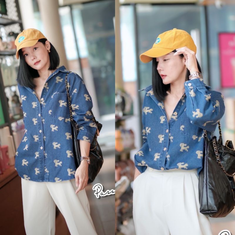 PW#เสื้อเชิ้ต#เสื้อยีนส์#เสื้อพิมพ์ลาย#password