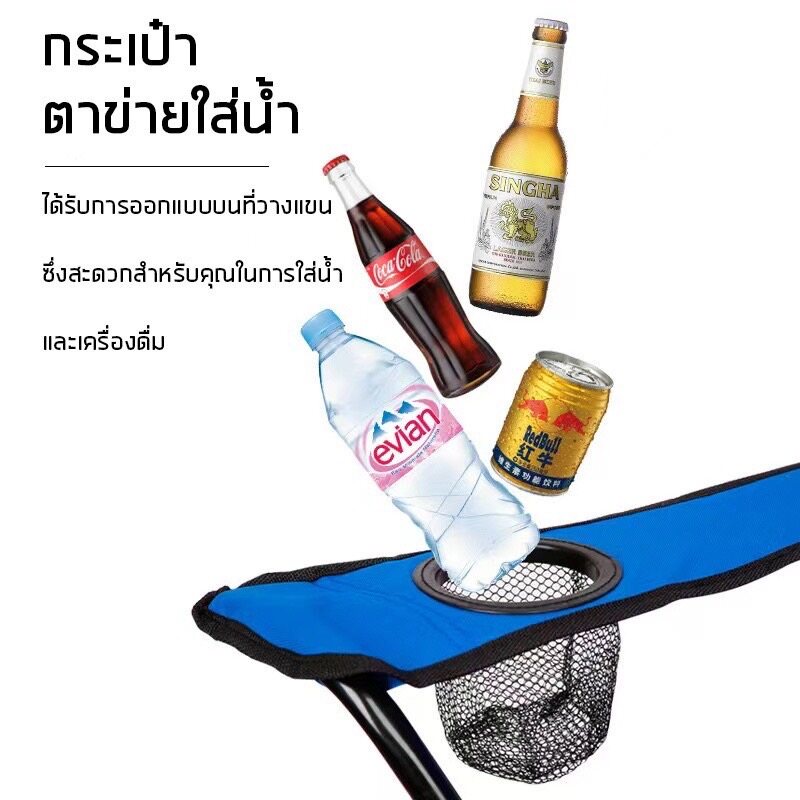 เก้าอี้ เก้าอี้สนาม เก้าอี้พับ เก้าอี้ปิคนิค พับได้ เก้าอี้สนามพับ เก้าอี้พับพกพา เก้าอี้ชายหา #7